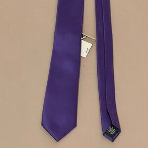 Purple Silk Men's Tie